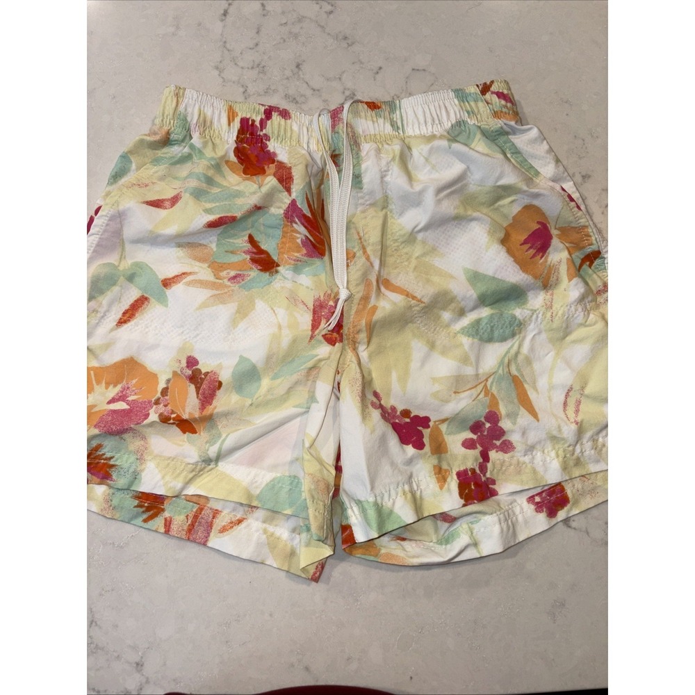 Columbia Sandy River II Printed Court Shorts Pink Yellow Floral Womens XS‎ Nylon